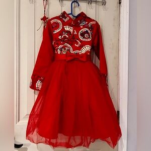Toldder girl traditional Chinese dress new  size 7/8
